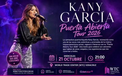 KANY GARCÍA ALISTA UN INTIMO Y EMOTIVO REENCUENTRO CON VERACRUZ EN SU «PUERTA ABIERTA 2026»