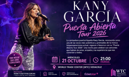 KANY GARCÍA ALISTA UN INTIMO Y EMOTIVO REENCUENTRO CON VERACRUZ EN SU «PUERTA ABIERTA 2026»
