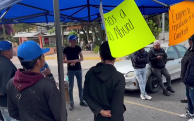 CONTINUA BLOQUEADA LA CARRETERA LAS TRANCAS-COATEPEC