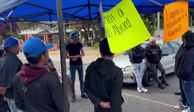 CONTINUA BLOQUEADA LA CARRETERA LAS TRANCAS-COATEPEC