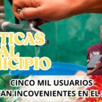 CINCO MIL USUARIOS DEL AGUA POTABLE EN MEDELLIN PRESENTAN INCOVENIENTES CON EL SUMINISTRO