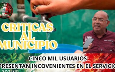 CINCO MIL USUARIOS DEL AGUA POTABLE EN MEDELLIN PRESENTAN INCOVENIENTES CON EL SUMINISTRO