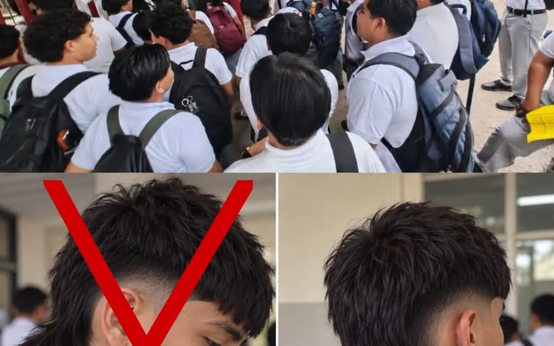 ¡TERCER DÍA SIN CLASES! ALUMNOS SE NIEGAN A CORTARSE EL CABELLO Y LOS DEJAN FUERA DE LA ESCUELA