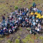 Reforestan San Juan del Monte, plantan mil pinos en zona devastada por incendios de 2019