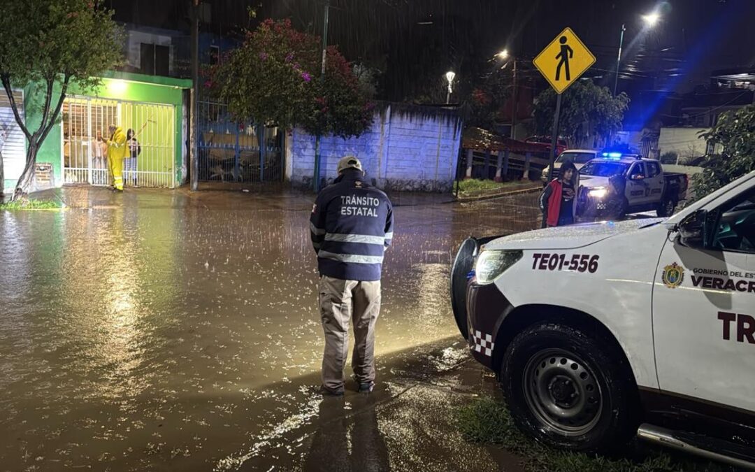 UNA VICTIMA REGISTRADA POR INTENSAS LLUVIAS EN XALAPA