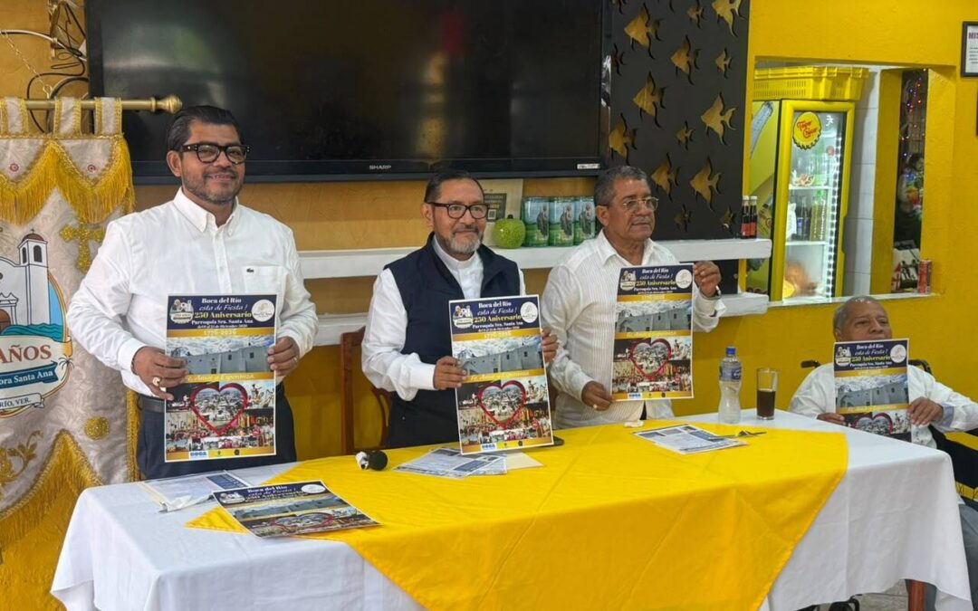 250 AÑOS DE FE E HISTORIA: LA PARROQUIA DE LA SEÑORA SANTA ANA PREPARA CELEBRACIÓN HISTÓRICA EN BOCA DEL RIO
