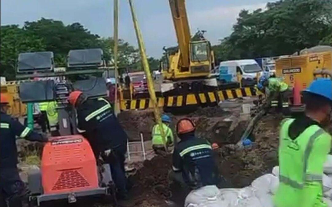 GRUPO MAS Y ACCIONA ESPAÑA ENGAÑAN A VERACRUZANOS; OCULTAN MEGAFUGA DE AGUA DE AÑOS: SINDICATO DEL SAS