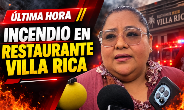 LAMENTA CANIRAC INCENDIO DE RESTAURANTE EN BOCA DEL RIO, AUNQUE AÚN SE DESCONOCEN CAUSAS DE SINIESTRO