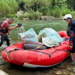 SACAN MÁS DE DOS TONELADAS DE BASURA DEL RÍO FILOBOBOS; SUMAN ESFUERZOS PARA SALVAR LA RESERVA EN TLAPACOYAN
