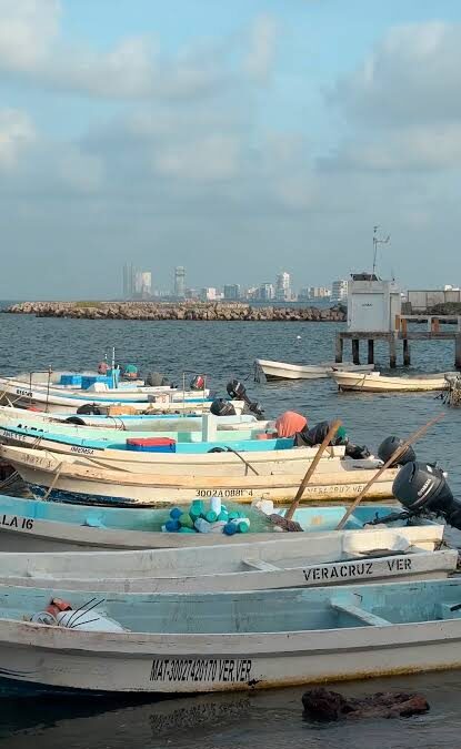 Pescadores de la ciudad de Veracruz reportaron daños en sus embarcaciones 