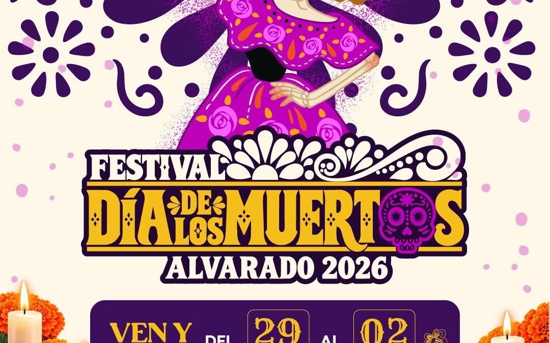 Alvarado tendrá su Primer Festival de Día de Muertos y la Cuenca se viste de cempasúchil
