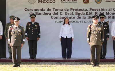 La gobernadora Rocío Nahle García participó como invitada de honor en la ceremonia de Toma de Protesta