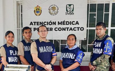 Secretaría de Marina a través de la Armada de México informa que hoy se llevó a cabo el inicio de la implementación del “Programa de Atención Médica de Primer Contacto en Lugares de Difícil Acceso”
