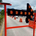 ROBAN FLECHA DE SEÑALIZACIÓN EN EL NUEVO HUNDIMIENTO DEL BULEVAR TRATADOS DE CÓRDOBA